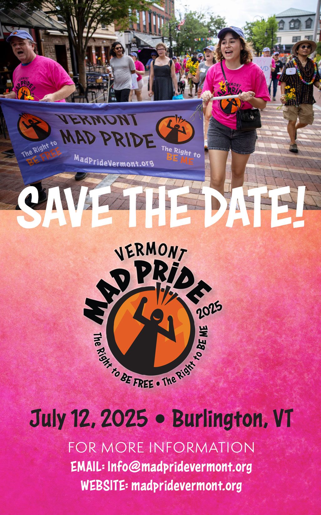 MadPride Vermont Save the Date